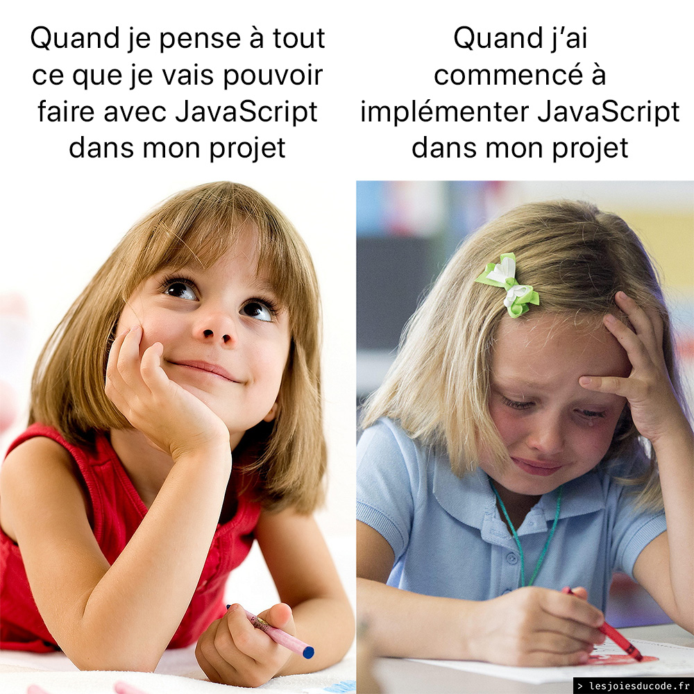 javascript thinking vs doing